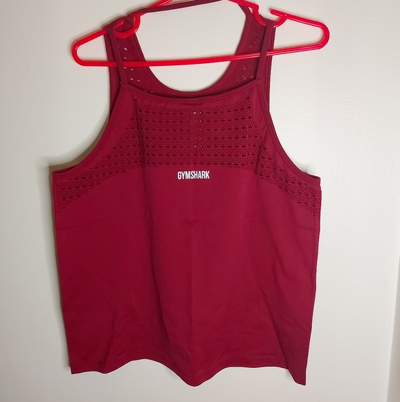Gymshark Energy Seamless Vest Burgundy - Picture 5 of 9